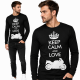 LONGSLEEVE M8 KEEP CALM & LOVE MOTO